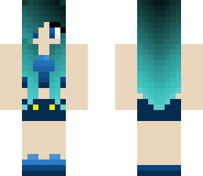 blue girl