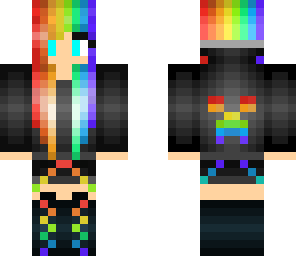 awsome rainbow girl edit