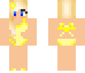 yellow summer girl