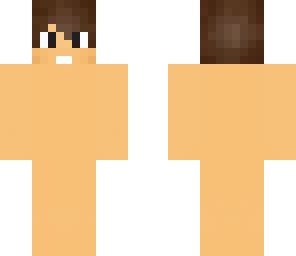 brown hair reference skin