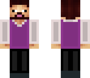 purple sweater vest