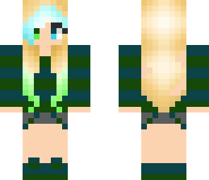 green 'n blue girl