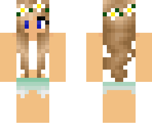 girl with flower crown