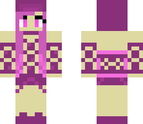 random purple girl