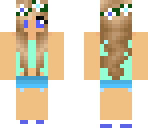 20 likes pls blue flower crown