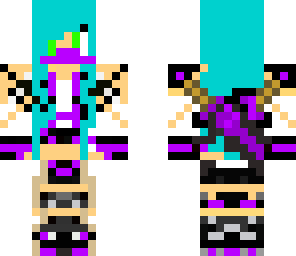 purple assassin girl