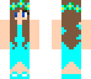 tropical waterfall girl