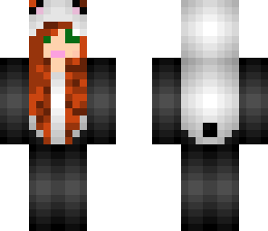 edited panda girl