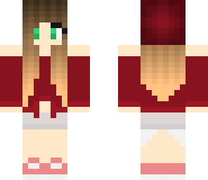 red hipster girl