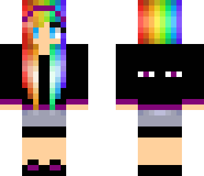 rainbow ender girl