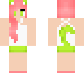 pink cat  girl