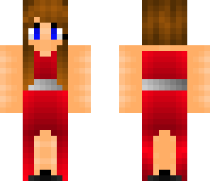 formal red dress