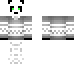 panda in a sweater