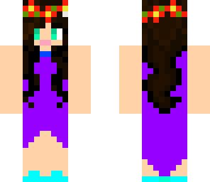 purple dress