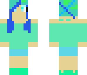 blue girl