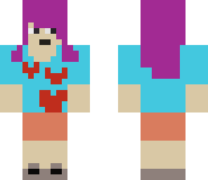 purple heart girl