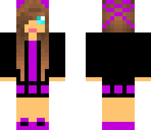 black and pink gamer girl