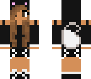 black and white foxy