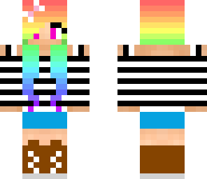 rainbow girl