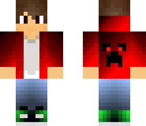 neon red kid