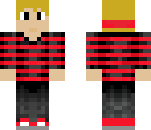 boy in red jacket