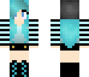 blue hair