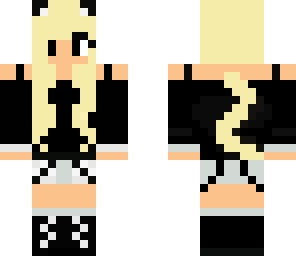 edited black cat girl