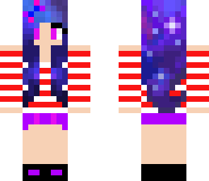 candy cane space girl