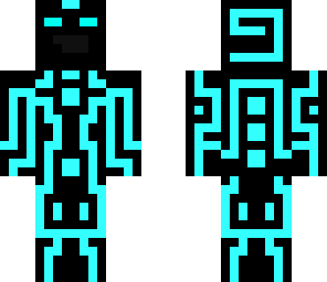 blue ender man