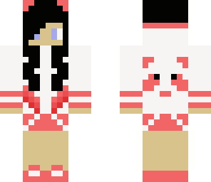 red panda girl with hilights