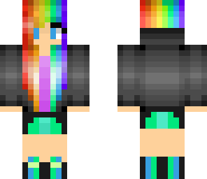 rainbow girl