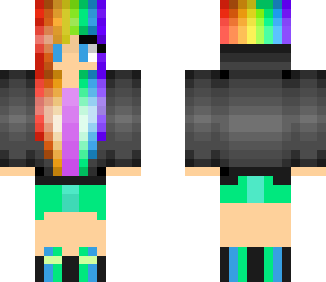 rainbow girl