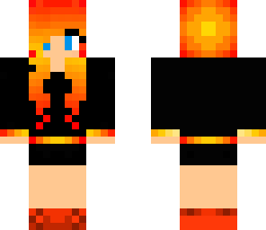 edited fire girl