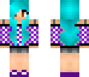 purple kawaii girl