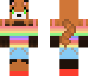 girl red panda