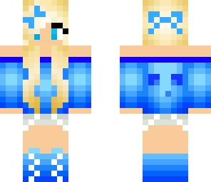 blue slime girl