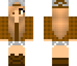 brown plaid tomboy