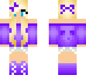 purple slime girl
