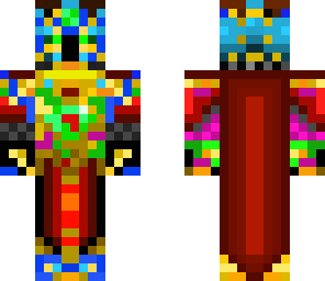 the colourful king
