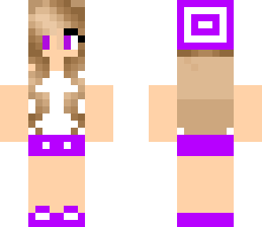cute purple girl
