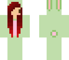 mint bunny girl