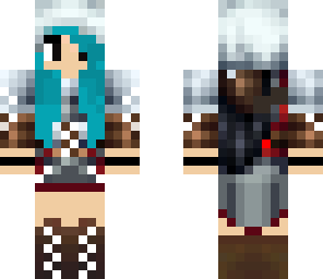 assassin girl with different hair