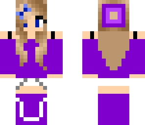 pretty purple girl