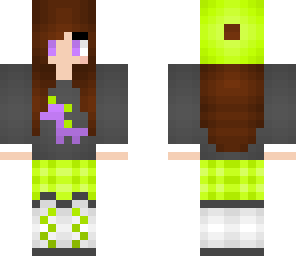 lime dino girl