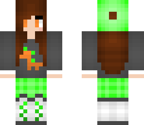 green dino girl