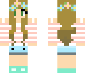 flower crown chick