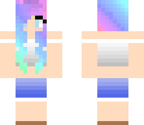 pastel hair girl