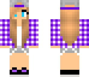 cool purple girl