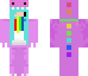 kawaii barfing dinosaur