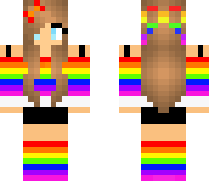 rainbow girl